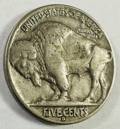 1937-D 5C Buffalo Nickel XF Details As Pictured # BN 1937-D XF AP