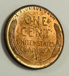 1949-D 1C RD Lincoln Cent Uncirculated As Pictured # LP 525-65