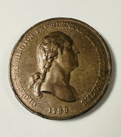 1789 GEORGE WASHINGTON PRESIDENT OF THE UNITED STATES PEACE FRIENDSHIP MEDAL