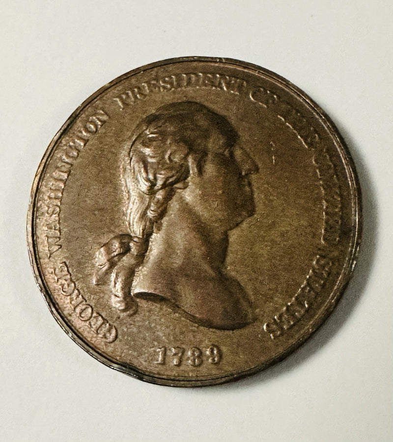 1789 GEORGE WASHINGTON PRESIDENT OF THE UNITED STATES PEACE FRIENDSHIP MEDAL