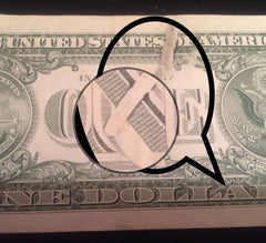 Us Paper Bills $1 Ink Error (very Unique Error)