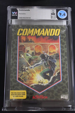 Atari 2600 New Sealed Commando Video Game (1988) WATA 9.6 A++ Seal "Low Price"