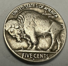 1937 D Buffalo Nickel - Full Date  - XF  # BN 1937-D XF (#2) “FREE SHIPPING “