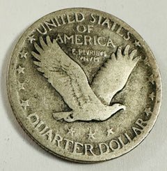1929-P Standing Liberty Silver Quarter VF W/ Full Date As Pictured # SLQ1929P VF