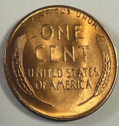 1951 S Lincoln Wheat Cent Choice BU Brilliant Uncirculated (S Over  S) #LP 1951S