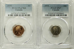 Lot Of 2 Canada ( 1C & 10C) PL67 & SP67 As Pictured # OA 27 (low Price)