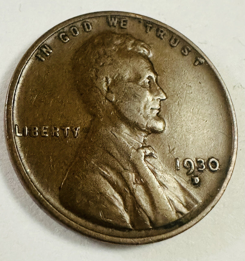 1930-D Lincoln Wheat Cent XF As Pictured # LP 1930-D XFAP