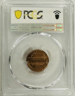 1964  LINCOLN MEMORIAL CENT RARE GOLD SHIELD LABEL  PCGS PR68RD # LMC 1964 68+