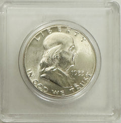 Lot Of 3 Year Run (1954-1956) Franklin Half Dollar BU As Shown # FHD(54-56)BU