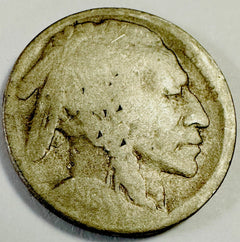 1918-D Buffalo Nickel Full Date restored Coin Lot #BN 1918-D FD