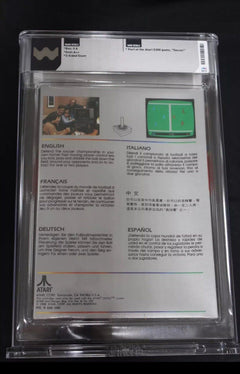 Atari 2600 New Sealed Real Sports Soccer Video Game (1983) WATA 9.8 A++ Seal