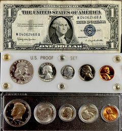 Coin Collection With Silver Gold  Silver Certif. Proof Set & Uncirculated Set#02