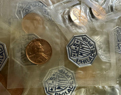 1962 Proof Lincoln Cent (one Coin) In Org. Mint Cello With Mint Token (As Shown)