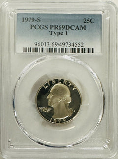 Lot Of 5  Year Run Washington Quarters (78-82) PCGS  PR69DCAM (Book Val. $78) #5