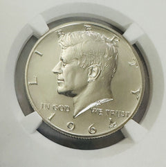 1964 Kennedy Silver Proof Half Dollar 50C NGC PF67 Spotless # KSD 1964 PR67 #02