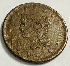 1841 Large Cent, Braided Hair Beautiful Reverse Full Date As Pic. (#BHLC 1841)