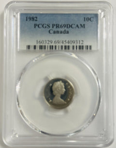 50% Off Lot Of 3 Canadian 1982 Coins PCGS PR69DCAM ($14.99 Regular $30) # OA 155