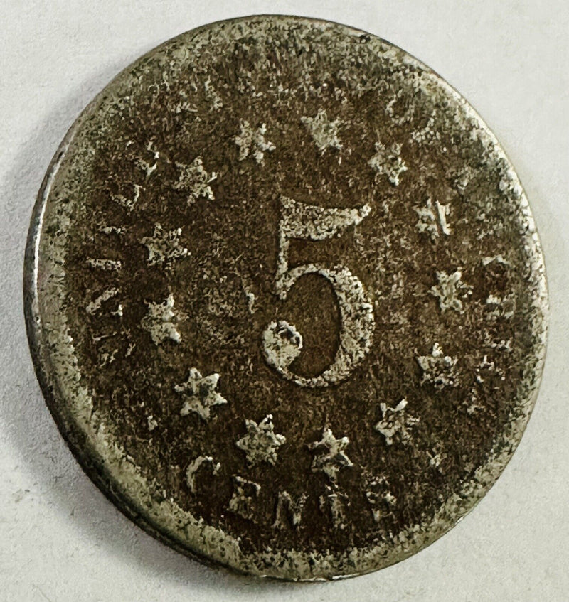 1868 SHIELD NICKEL ~ LOW GRADE ~ FULL DATE ~NICE OLD COIN ~LOW PRICE # SN 1868#1