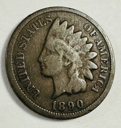 Indian Head Cents 1890's Lot of 3 Year Run (1890-1892 )# IHP #36  (90-92)