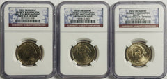 Lot Of 3 P & D 2007 Presidential Dollar NGC GRADED MS64 & Uncirculated # NGC *3