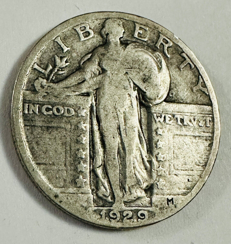 1929-P Standing Liberty Silver Quarter VF W/ Full Date As Pictured # SLQ1929P VF