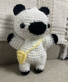 Handmade Crochet Moo Cow  Cute Stuffed Animal 7” By 6” As Shown(great Gift Idea)