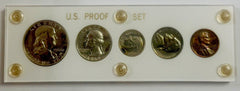 1960 proof 5-coin set in original capital holder( Lincoln Cent Toned)# PS 1960