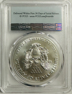 2020 (S) $1 American Silver Eagle PCGS MS69 Emergency Issue FS Flag Label  #SE01