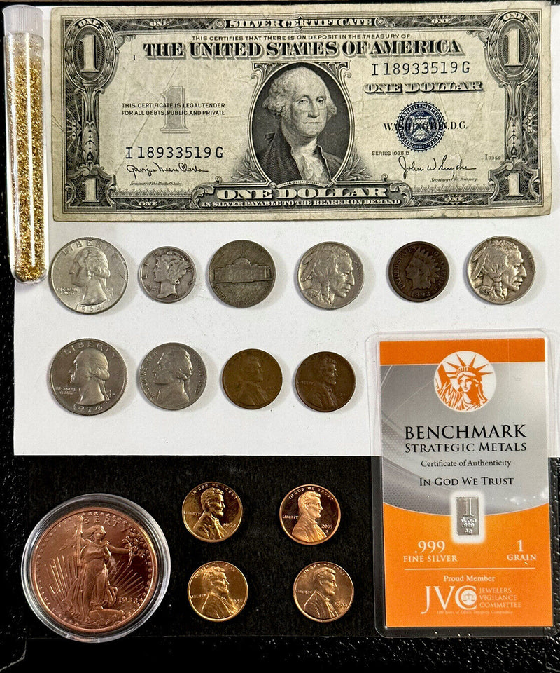 Gold silver Dollar  Mercury Washington proof Buffalo Wartime Indian & More #07