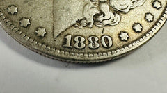 1880-P Morgan 90% Silver Dollar - Nice!! Strong Coin With Bold Date # 1880-P