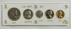 1960 US Proof Set W/5 Gem BU Coins In White Capital Holder (must Have)#PS1960GBU