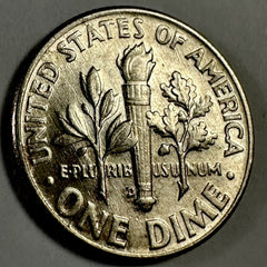 1956-D 90% Silver Roosevelt Dime BU “Free Shipping” Lot # RD 1956-D BU
