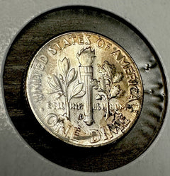 1956 D Roosevelt Dime Toned “FREE SHIPPING “ Lot #RD 1956-D