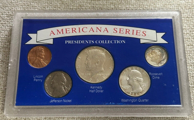 American Series President Coin Collection -5 Coins- Uncirculated (Dime Toned)