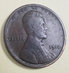 1912 (P) Lincoln Wheat Cent/Penny - F Fine to VF Very fine As Pictured #LP 1912P