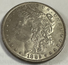 1882 $1 Morgan Silver Dollar AU-Uncirculated