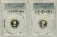 50% Off Extreme Sale Lot Of 10 CANADA  Coins PR69DCAM/PL 65 As Shown #B C8