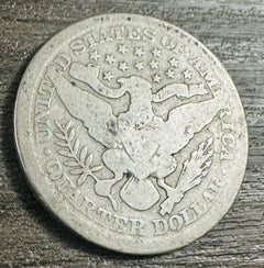 1911-P Barber Quarter - 90% Silver  #532-24