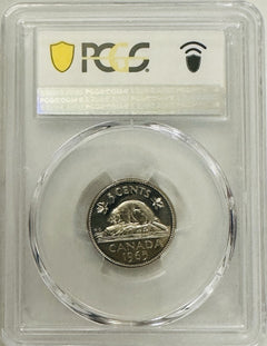 1965 Canada Five Cents PCGS PL-66 Small Beads (Buy More Save & Save) -# OA 163
