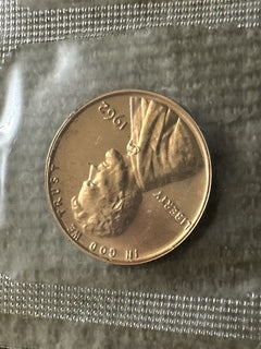 1962 Proof Lincoln Cent (one Coin) In Org. Mint Cello With Mint Token (As Shown)
