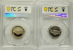 Lot Of 2 Perfect PR70DCAM JEFFERSON NICKEL (1990's & 2000's) $52 Book Value #195