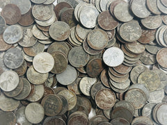 1943  Lincoln Steel Wartime Wheat Cents (5) Coin Lot 'FAST  LOW  SHIPPING' #02