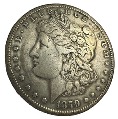 1879-S $1 Morgan 90% Silver Dollar Circulated Coin Lot # 1879-S