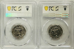 Lot Of 2 Coins From 1966 & 67 Spec. Mint Set PCGS SP65 (PCGS BOOK Val $28)#OA 51