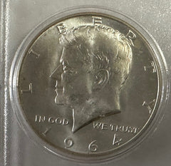 Gem BU 1964 5-coin Set In Whitman Holder Lot #1964