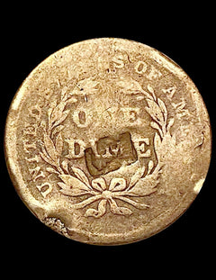 1839 SEATED LIBERTY SILVER DIME AS SHOWN # SLSD 1839 AS