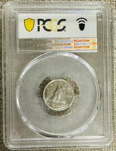 1964 Canada  Gem PL Ten Cents  Dime   PCGS PL 66  DCAM # CTC 1964-PL66DCAM