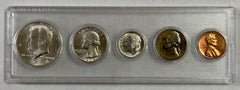 Gem BU 1964 5-coin Set In Whitman Holder Lot #1964