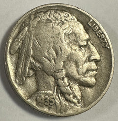 1935-PD&S 5C Buffalo Nickel F-XF Lot # BN 1935-PD&S “FREE SHIPPING “