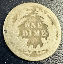 1890 Seated Liberty Silver Dime